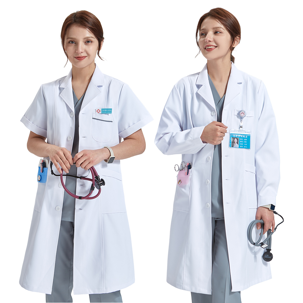 Medical Lab Coats - Women's Doctor Lab Coats 93% Polyester