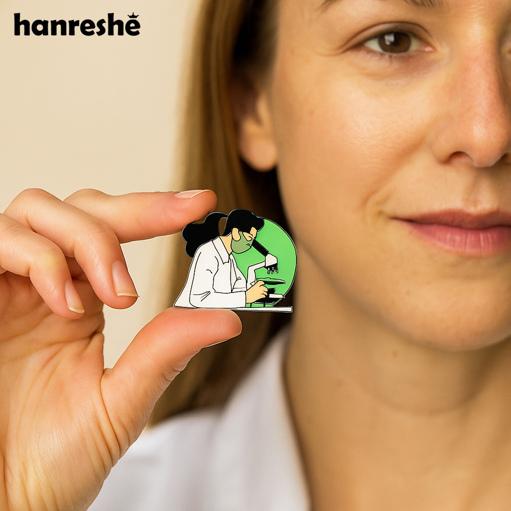Medical Laboratory Scientist - Hanreshe Lab Scientist Enamel Pin Medical