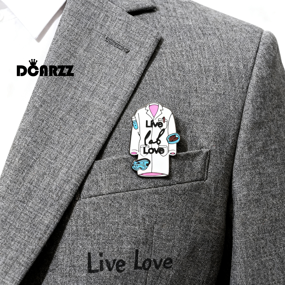 Medical Laboratory Scientist - DCARZZ White Clothes Lab Enemel Pin