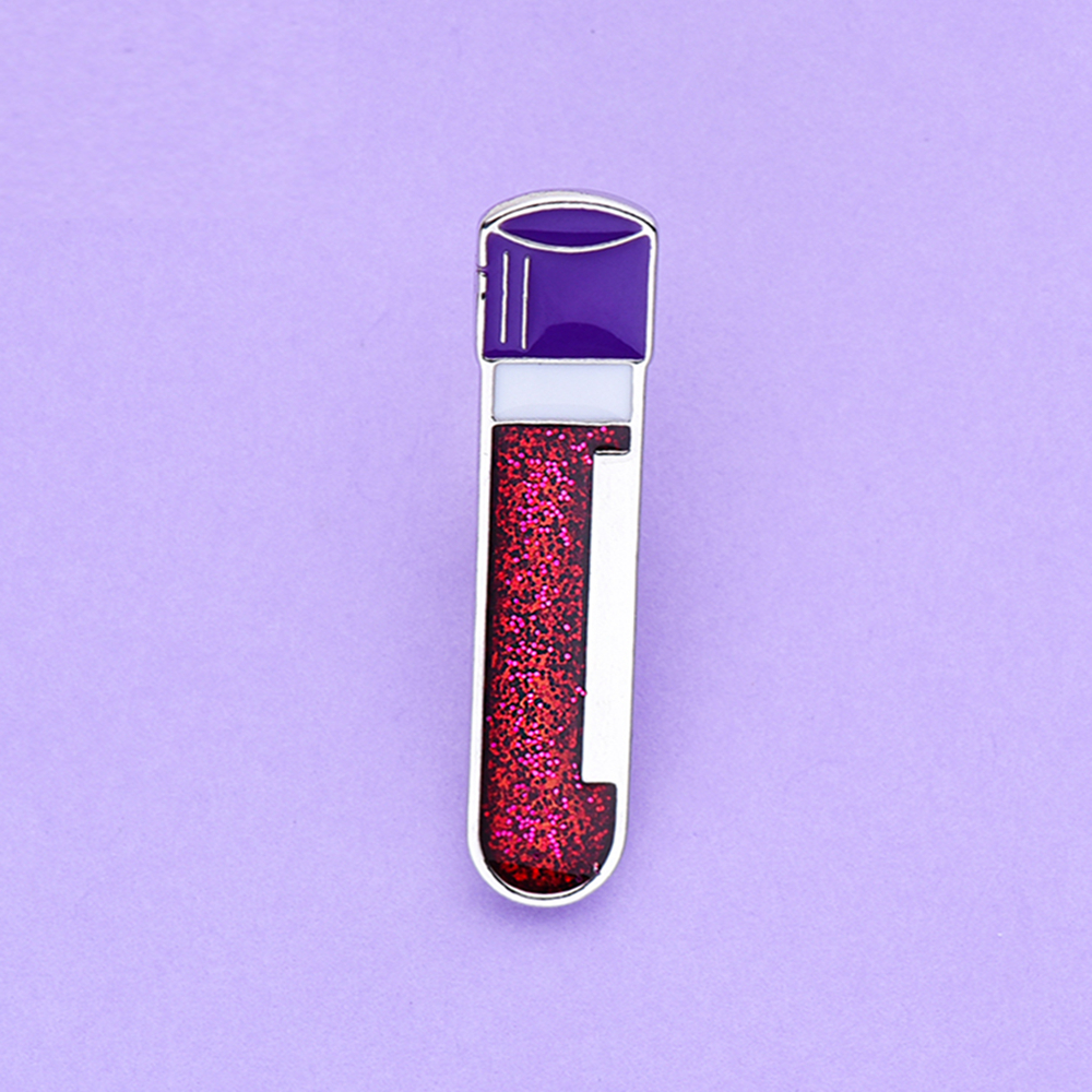Medical Laboratory Scientist - Nurse Test Tube Chemistry Reagent Brooch