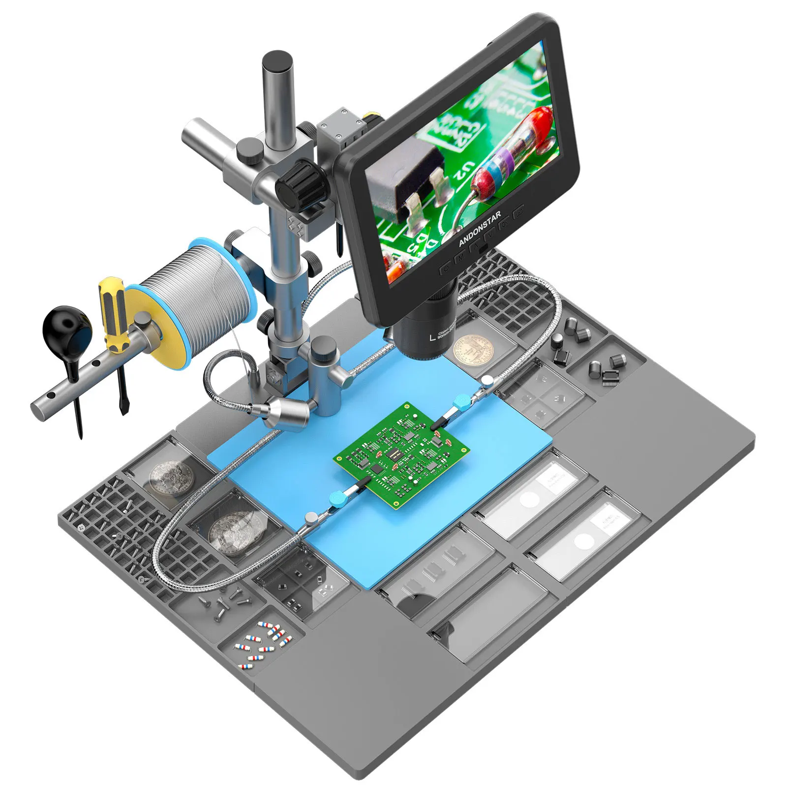 Andonstar AD246SM-Plus High De – обзор и цена Digital Microscope