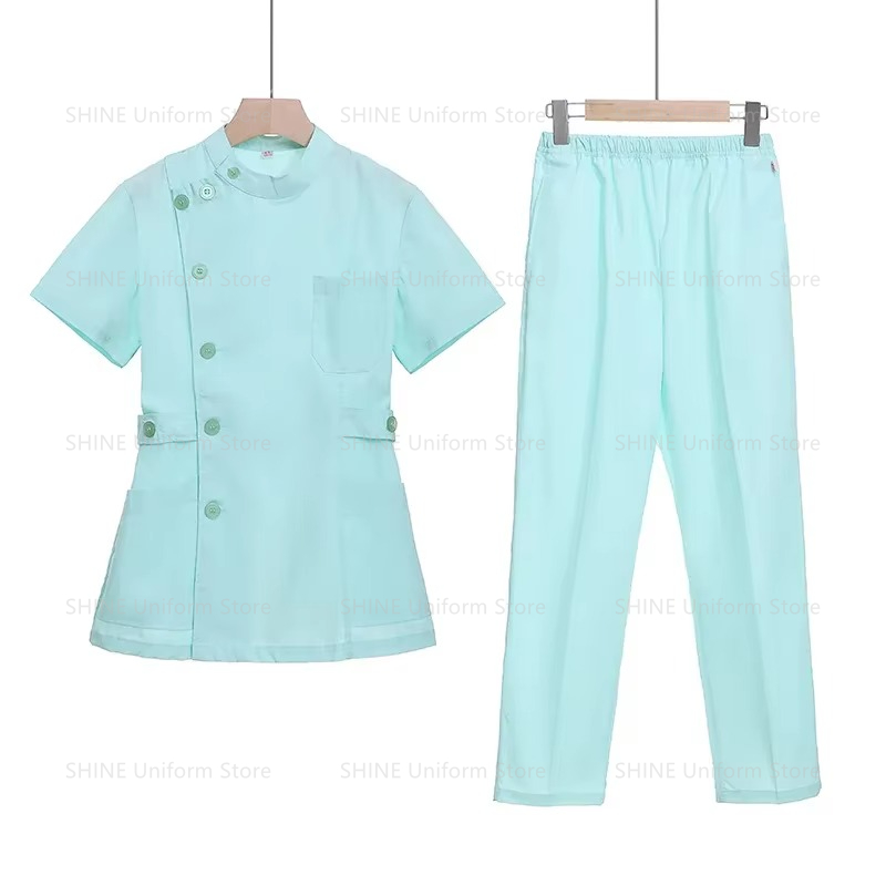 Pink Short Scrubs Set Nurse Do – обзор и цена Medical Lab Coats