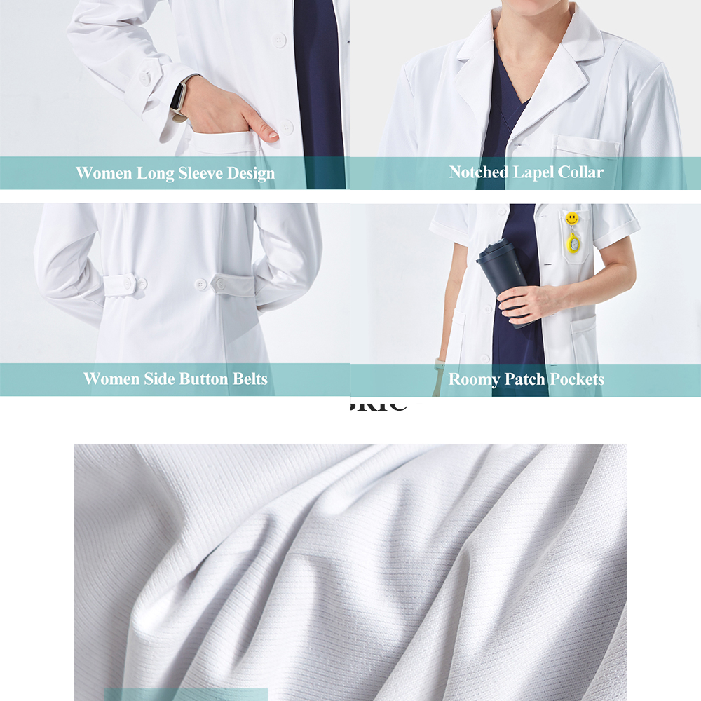 White Lab Coat for Doctor TOOT – обзор и цена Medical Lab Coats
