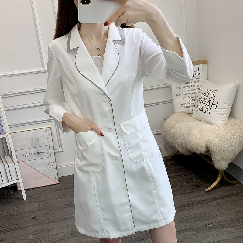 white short beauty uniform dre – обзор и цена Medical Lab Coats