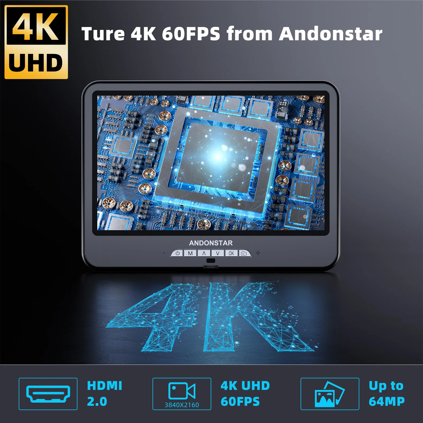 Andonstar AD210S-Pro 4K 60FPS  – обзор и цена Digital Microscope
