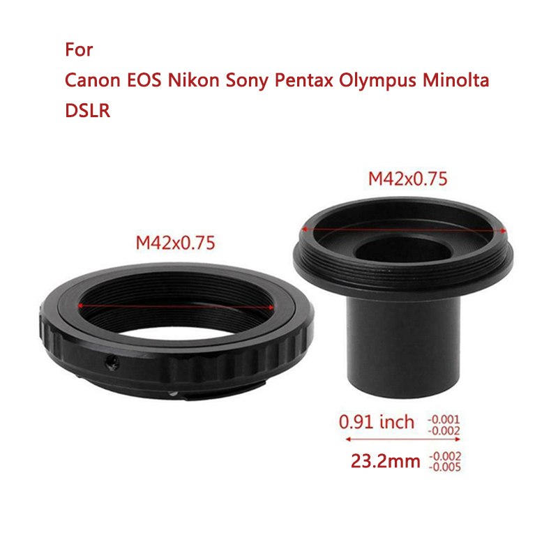 23.2mm T Ring Lens Mount Set D – обзор и цена Digital Microscope