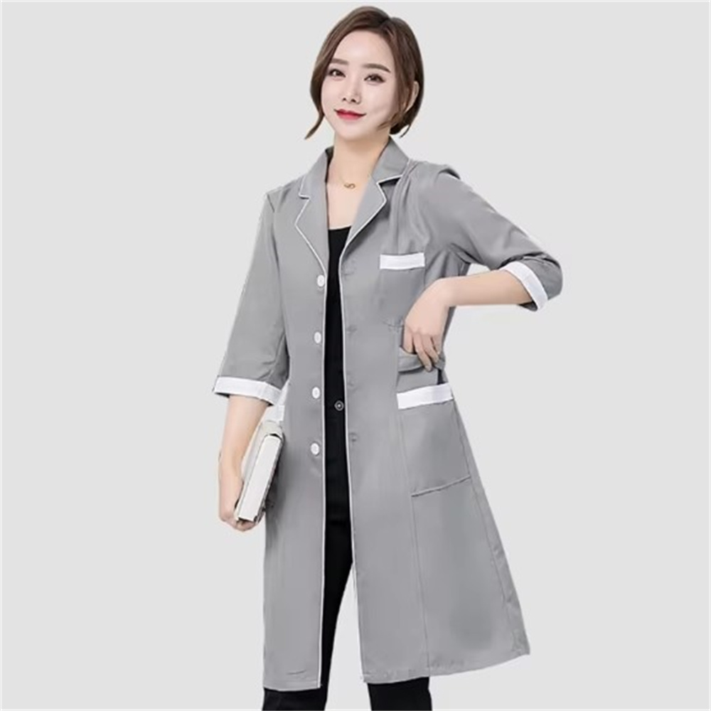 High grade gray solid color sl – обзор и цена Medical Lab Coats