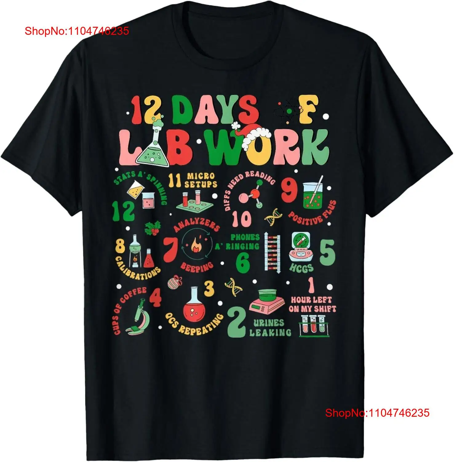 12 Days Of Lab Work Christmas  – обзор и цена Medical Lab Day