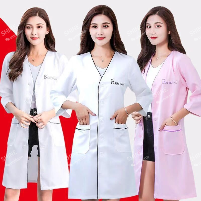 beauty uniform beautician Cust – обзор и цена Medical Lab Coats