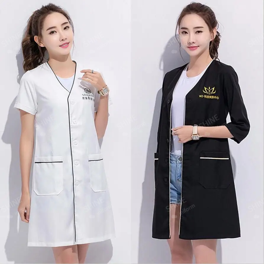 beauty uniform beautician Cust – обзор и цена Medical Lab Coats